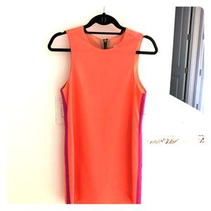 Summer shift dress. 2 tone.